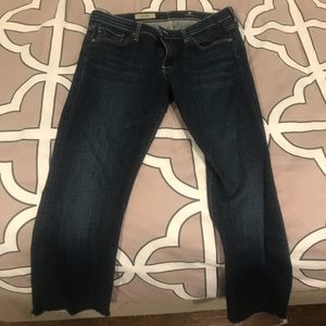 Ag skinny raw hem 27 jeans